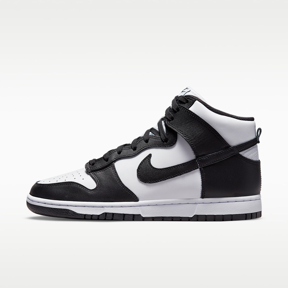 Nike Dunk High white and black